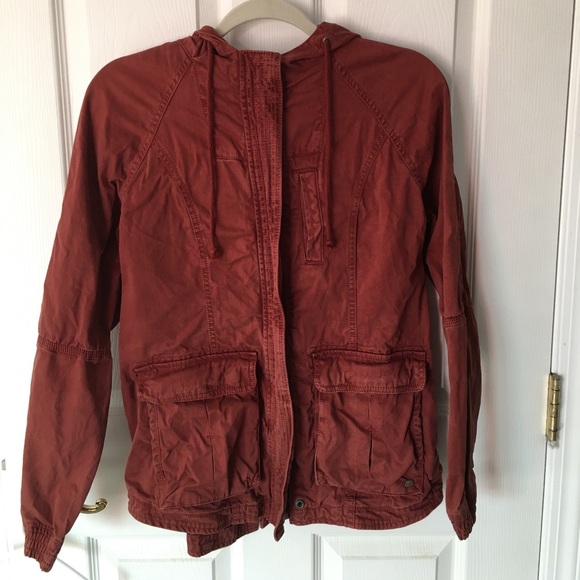 american eagle🤩Rust Orange Jacket - Picture 1 of 5